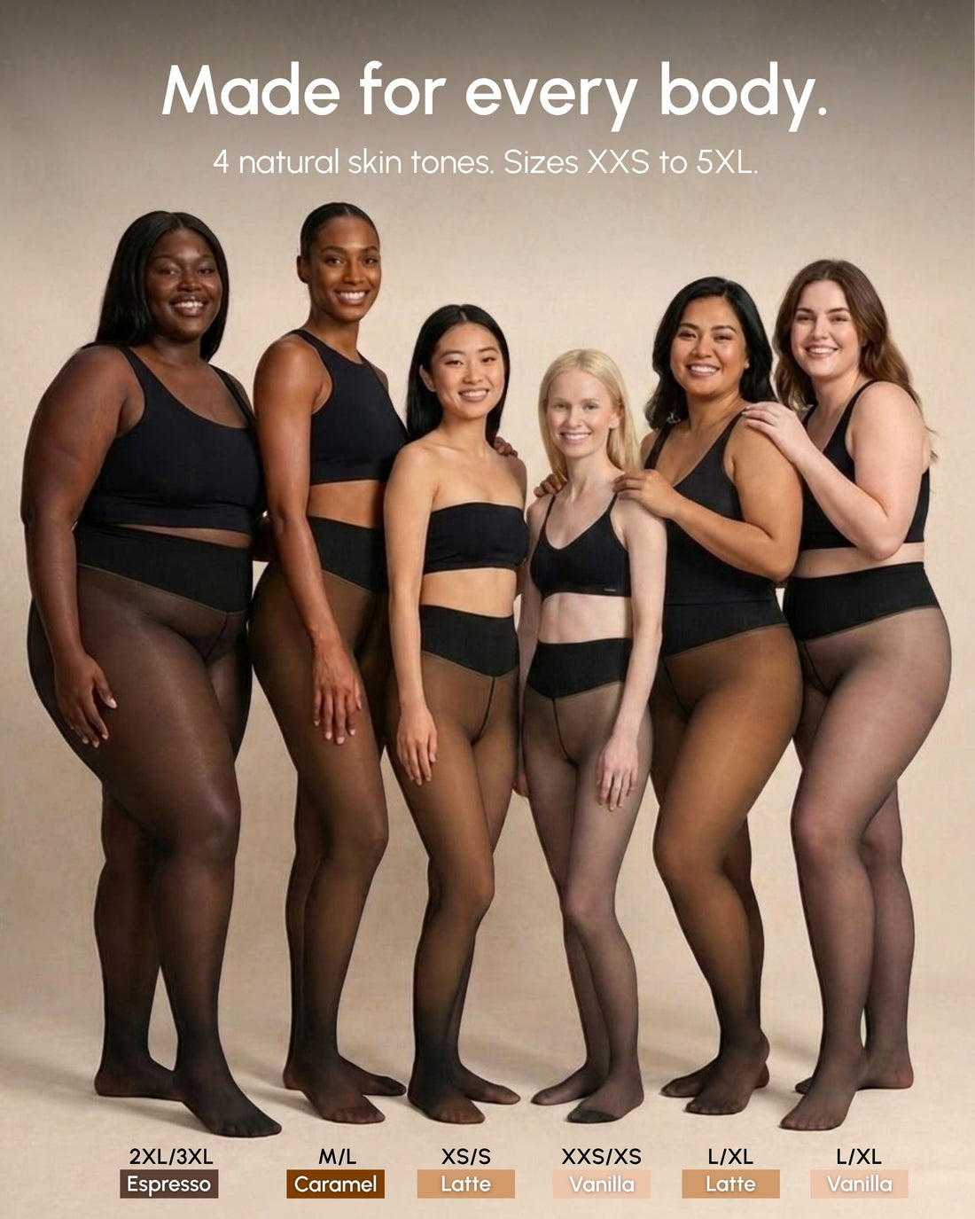 Sheer Illusion Fleece-Lined Tights — lifestyle
