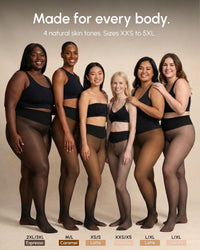 Sheer Illusion Fleece-Lined Tights — lifestyle